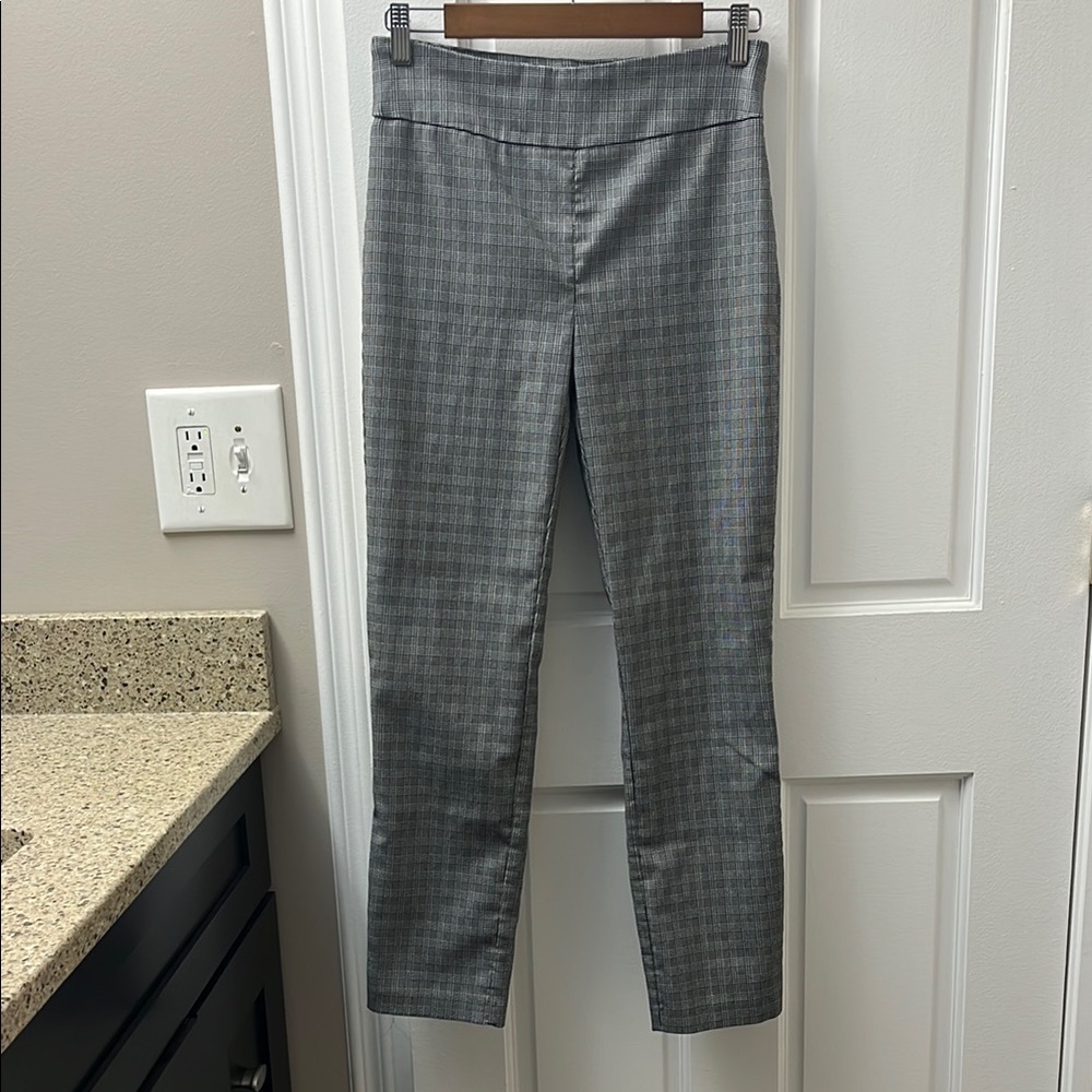Gray Plaid Trousers